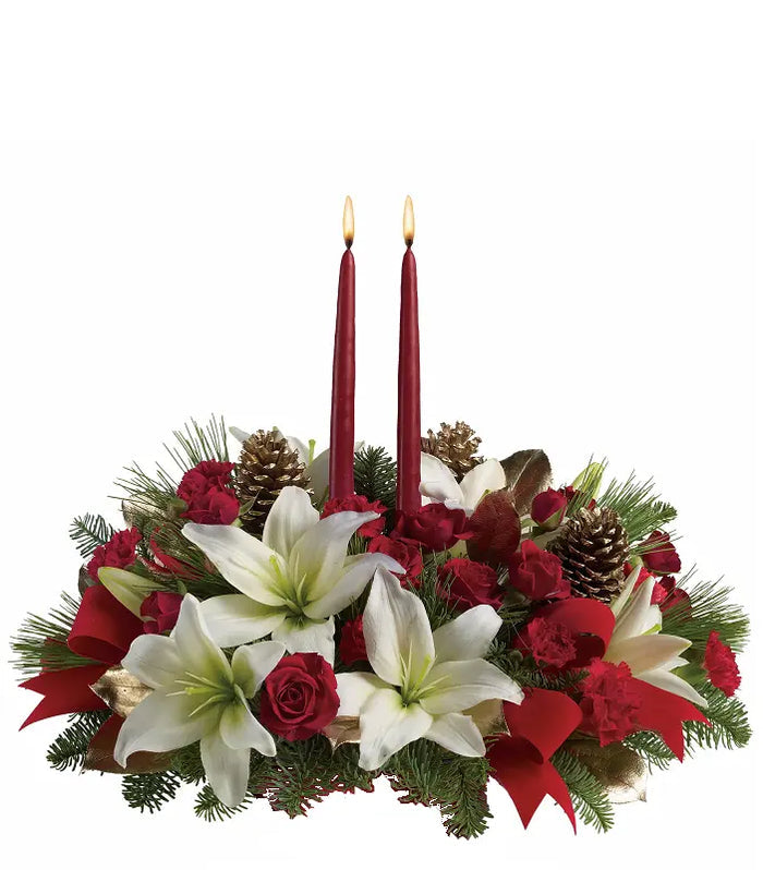 Crimson Glow Centrepiece bloomexusa