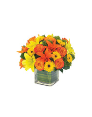 Lovely Lily & Rose Bouquet for Fall bloomexusa