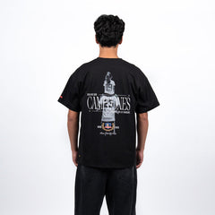 Polera Colo-Colo Urbano "CAMPEONES" Negro