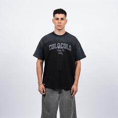 Polera Colo-Colo Urbano "Para Toda la Vida" Negro