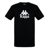 Polera Kappa Men Black Omini White Banda Back