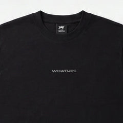 Polera WhatUp Men Classic Logo Black Grey
