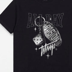 Polera WhatUp Men Oversize Passion Keychain Black