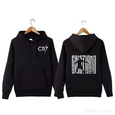 Premium quality black CR 7 Special hoodie Printed