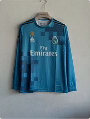 PRINTED REAL MADRID 2017-18 THIRD KIT RONALDO FULLSLEEVE