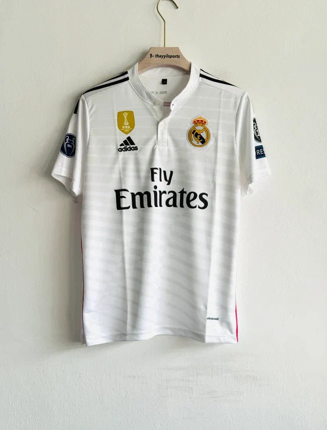 REAL MADRID 2014-15 HOME KIT RONALDO POLO PRINTED