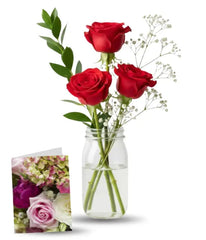 Rose & Card Special bloomexusa