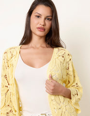 Crochet Tie Front Cardigan