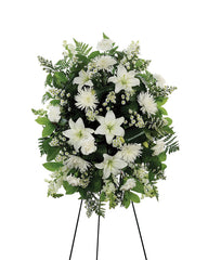 WHITE STANDING SPRAY bloomexusa