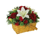 Winter's Greeting Basket bloomexusa
