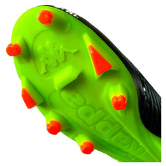 Zapatilla Fútbol Men Kombat Player Base Black Neon Green Firm Ground