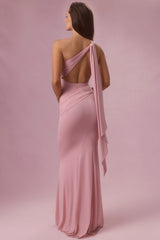 Jersey Bridesmaid Dress in Blush Pink