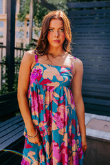 Hula Happiness Midi In Teal