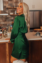 Forever First Class Wrap Mini Dress