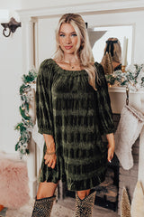 Waiting For You Velvet Dress