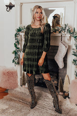 Waiting For You Velvet Dress
