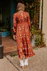 Harvest Hues Satin Midi