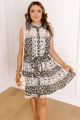 Instinctive Allure Leopard Mini Dress