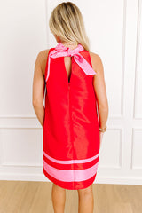 Simply Polished Color Block Mini Dress