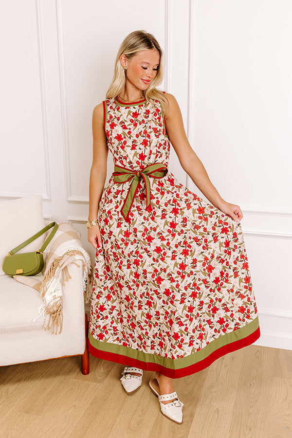 Wildflower Dreams Floral Midi Dress