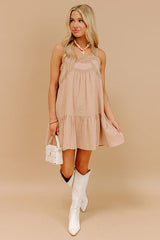 Sweet Sunset Lace Mini Dress