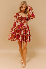 Meadow Melody Floral Mini Dress