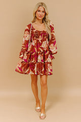 Meadow Melody Floral Mini Dress