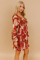 Meadow Melody Floral Mini Dress