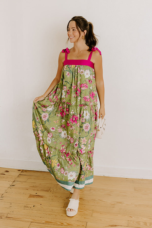 Chasing Wildflowers Floral Maxi Dress