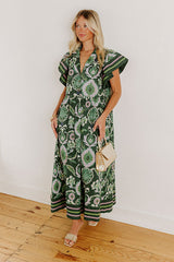 Charming Embrace Floral Midi Dress