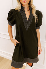 Patio Views Mini Dress in Black