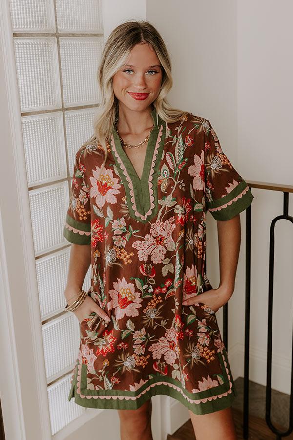 Bohemian Dreams Floral Mini Dress