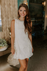 Sparks Fly Rhinestone Embellished Mini Dress