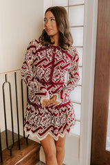 Chateau Charm Floral Lace Mini Dress