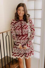 Chateau Charm Floral Lace Mini Dress