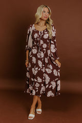 Savannah Weekend Floral Midi Dress