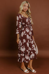 Savannah Weekend Floral Midi Dress