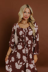 Savannah Weekend Floral Midi Dress