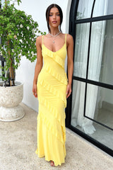 Pippa Maxi Dress - Baby Yellow