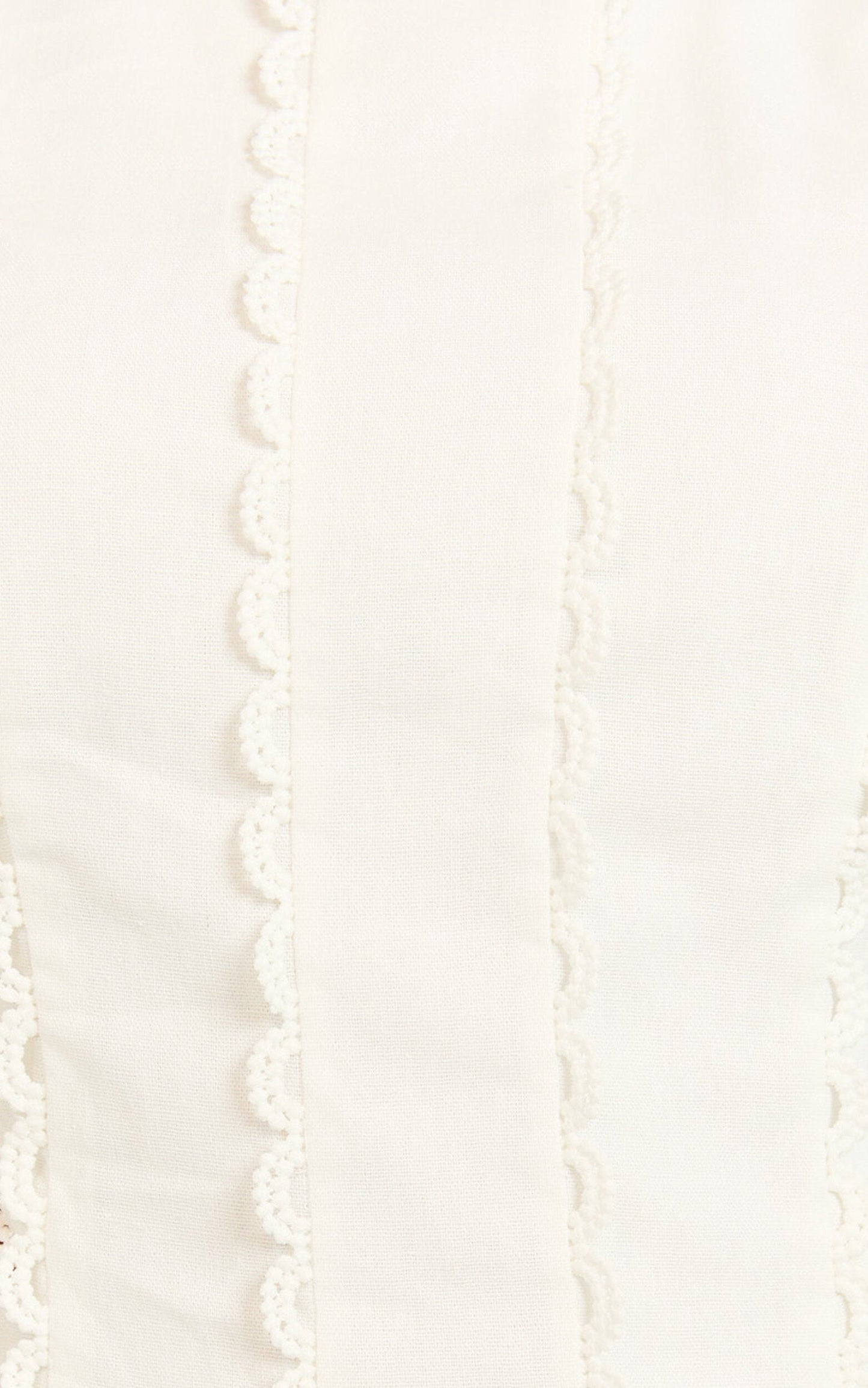 Laila Mini Linen Blend Dress - High Neck Side Cut Out Puff Sleeve Straight Dress in Off White