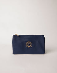 Detailed Zip Up Purse With Detachable Strap