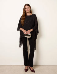 Rhinestone Tunic Top