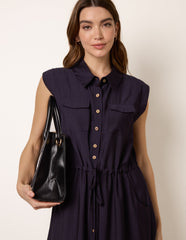 Utility Tie Waist Dress