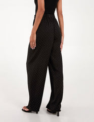 Studded High Waist Trousers