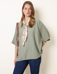 Scarf Viscose Top