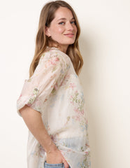 Sheer Floral Shirt