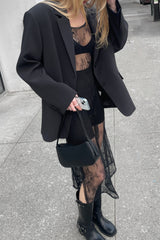 LACE MIDI DRESS