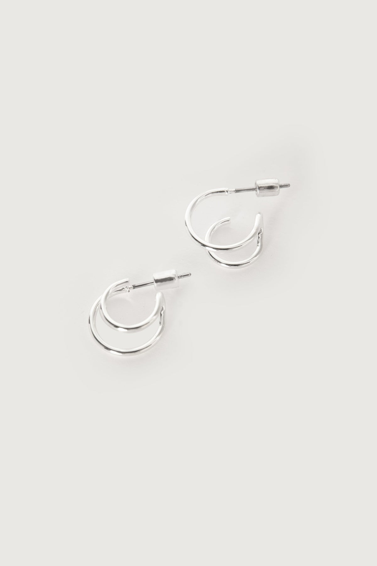 DOUBLE HOOP EARRINGS