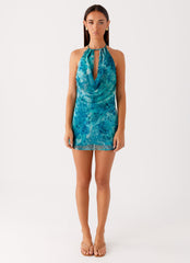 Ele Mini Dress - Teal