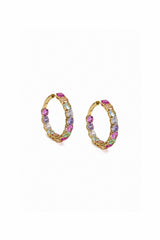Candy Crush Hoop Earrings